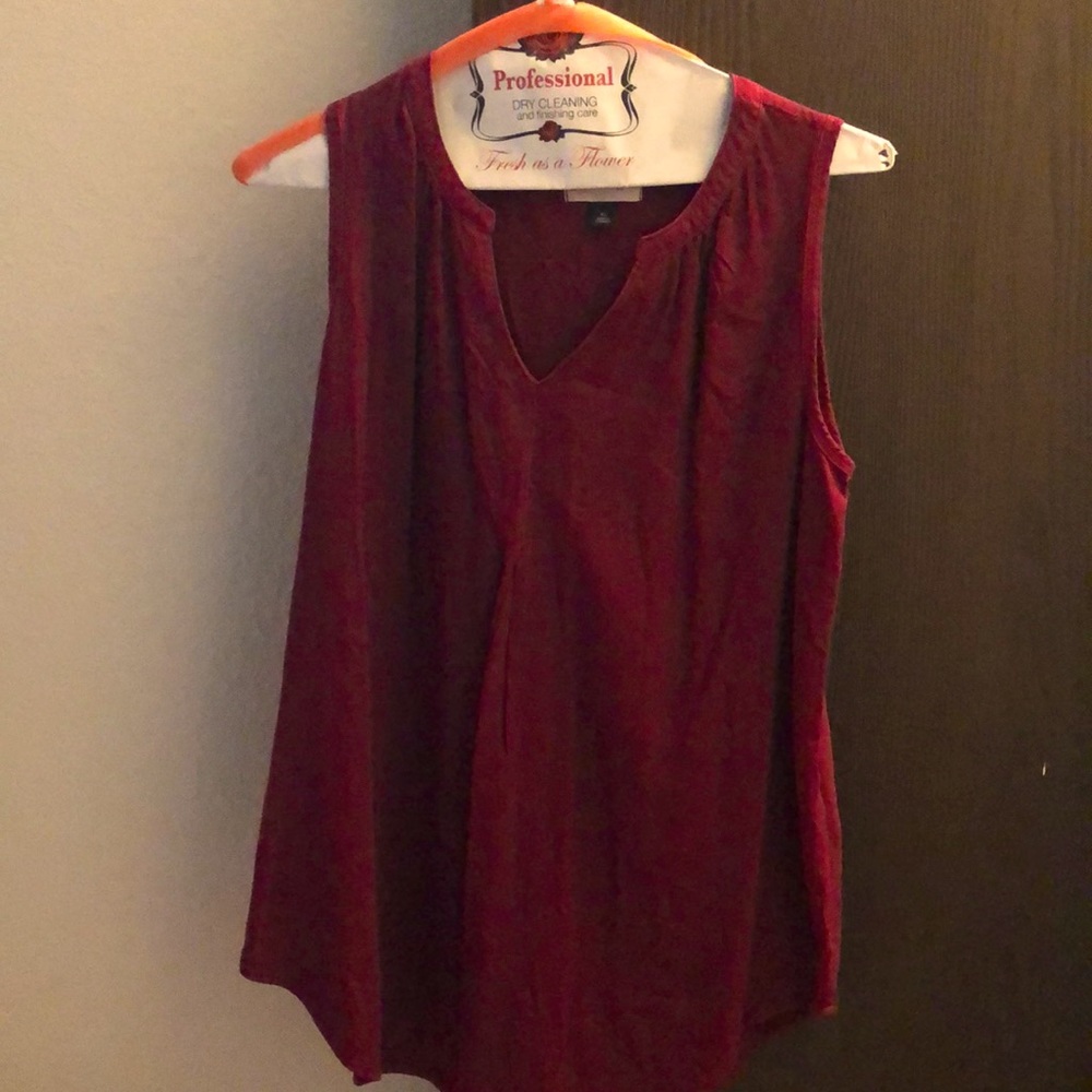 Wine colored Universal Thread sleeveless tunic from